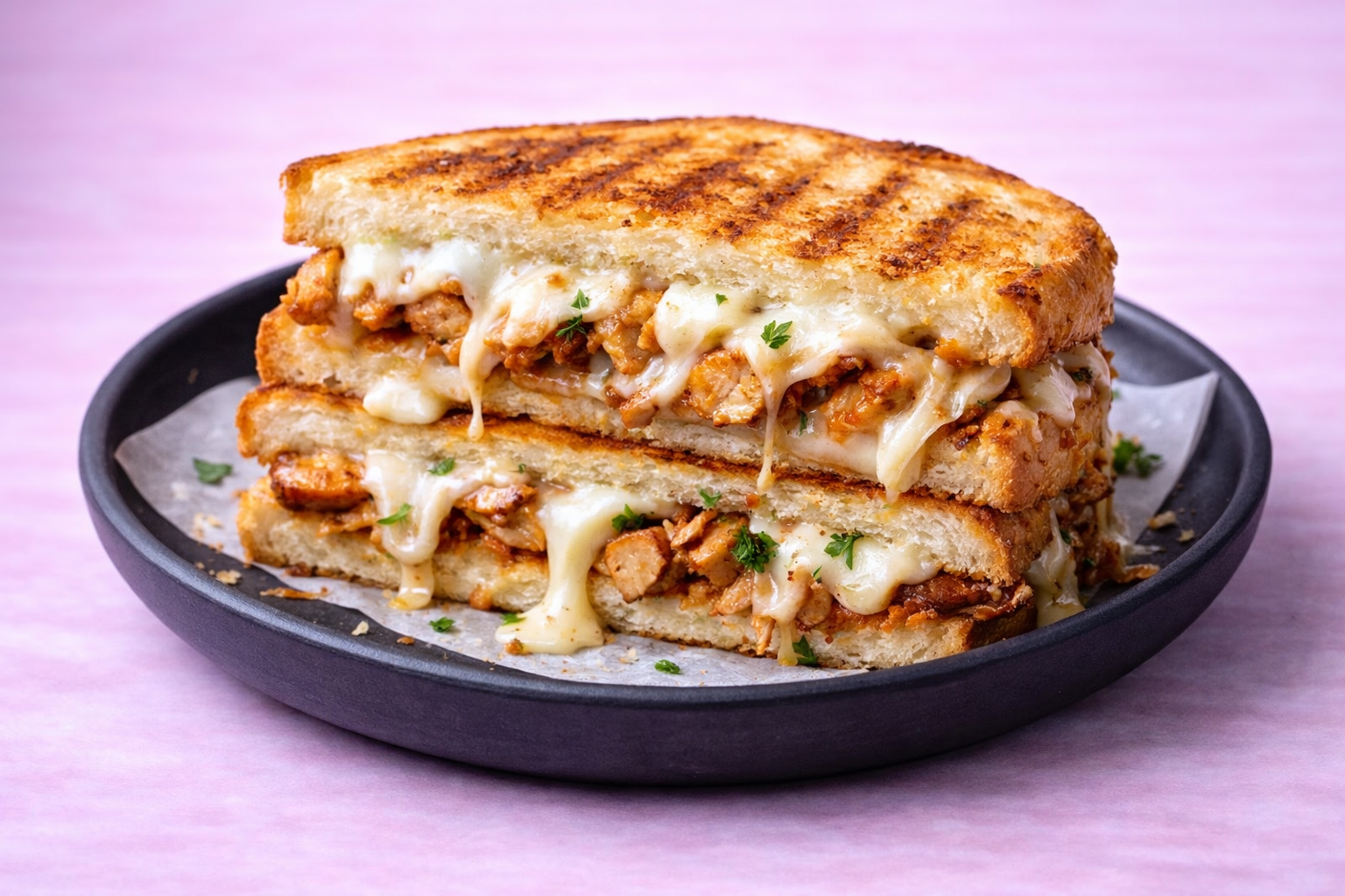 Chicken Cheese Grilled Sandwich (Cafe Comfort Classic)